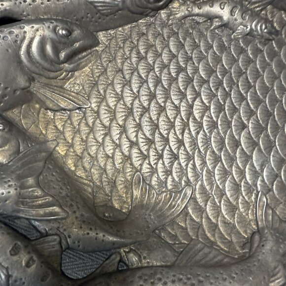 Arthur Court 1993 Aluminum?? Fish Trout Tray Serving Platter - Picture 5 of 5